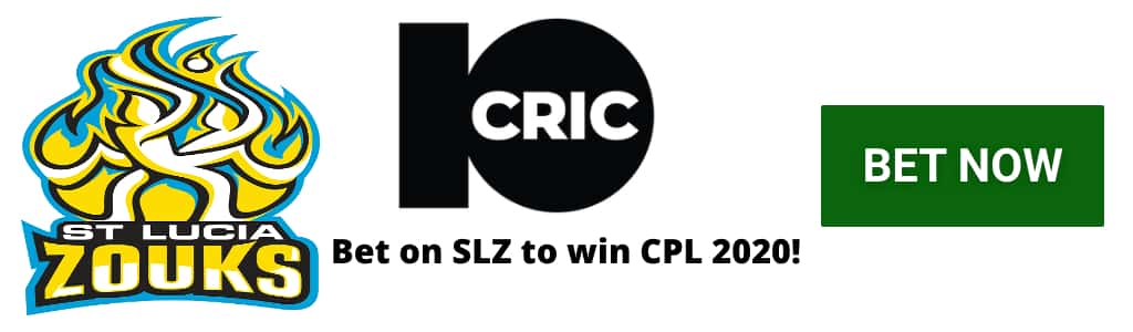 SZ CPL 2020 odds at 10CRIC