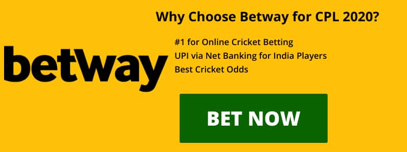 Betway CPL 2020 betting