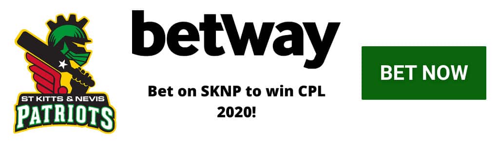 SKNP CPL 2020 odds at Betway