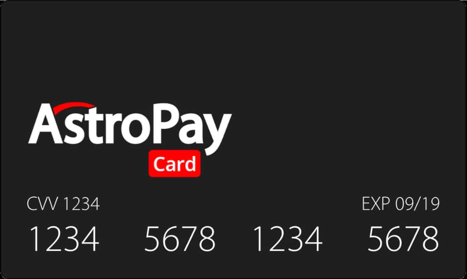 Astropay card example