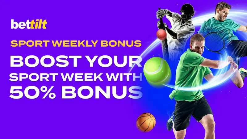 BetTilt's 50% Weekly Bonus Boost